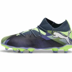 PUMA Fußballschuhe<· FUTURE 7 MATCH FG/AG Jr gray skies-puma white-fizzy apple