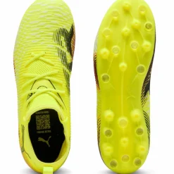 PUMA Fußballschuhe<· FUTURE 8 MATCH MG Jr yellow alert-puma black-sun struck