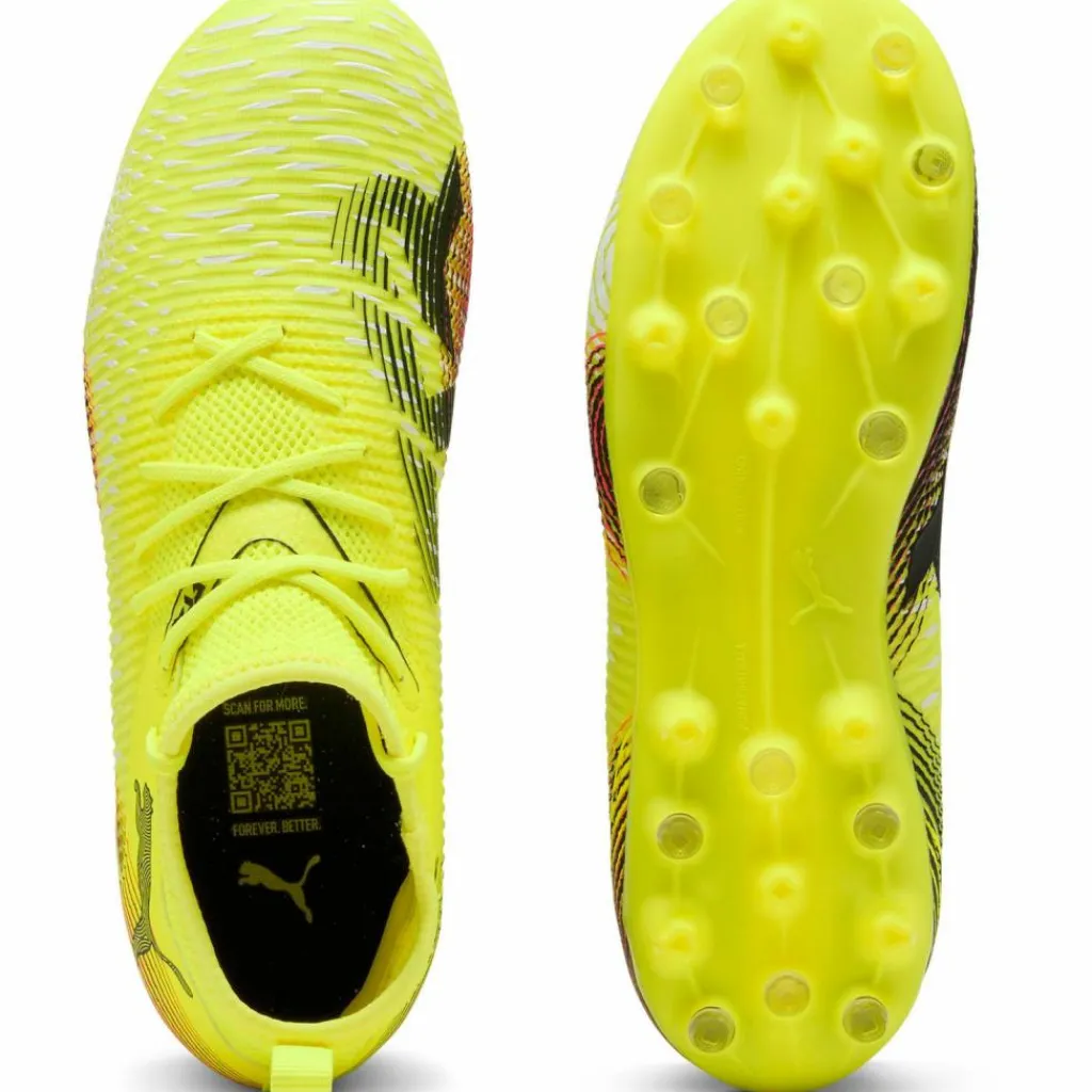 PUMA Fußballschuhe<· FUTURE 8 MATCH MG Jr yellow alert-puma black-sun struck