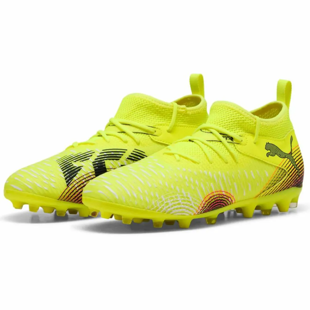 PUMA Fußballschuhe<· FUTURE 8 MATCH MG Jr yellow alert-puma black-sun struck