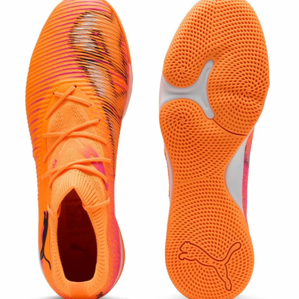 PUMA Hallenschuhe<· FUTURE 8 MATCH IT heat fire-puma black-ravish
