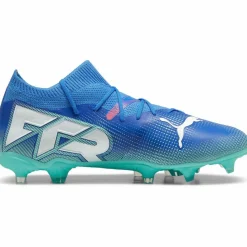 PUMA Fußballschuhe<· FUTURE 7 MATCH FG/AG Wn's bluemazing-puma white-electric peppermint