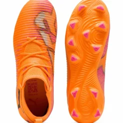 PUMA Fußballschuhe<· FUTURE 8 MATCH FG-AG Jr heat fire-puma black-ravish