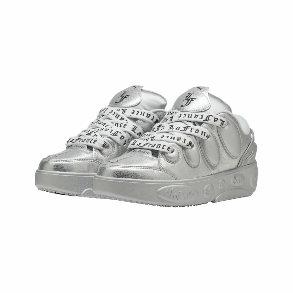 PUMA Hallenschuhe<· La France Chrome grausilber