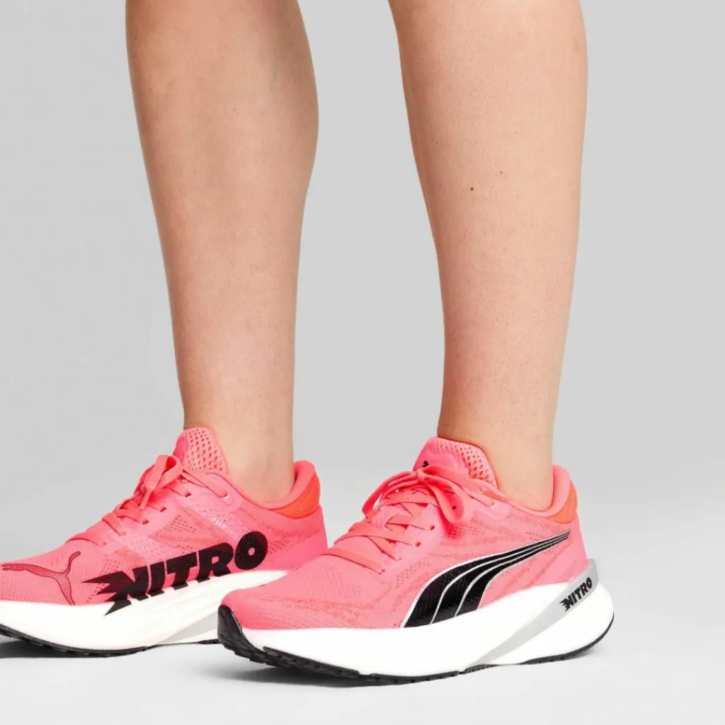 PUMA Laufschuhe<· Magnify NITRO 2 FADE sunset glow-puma black