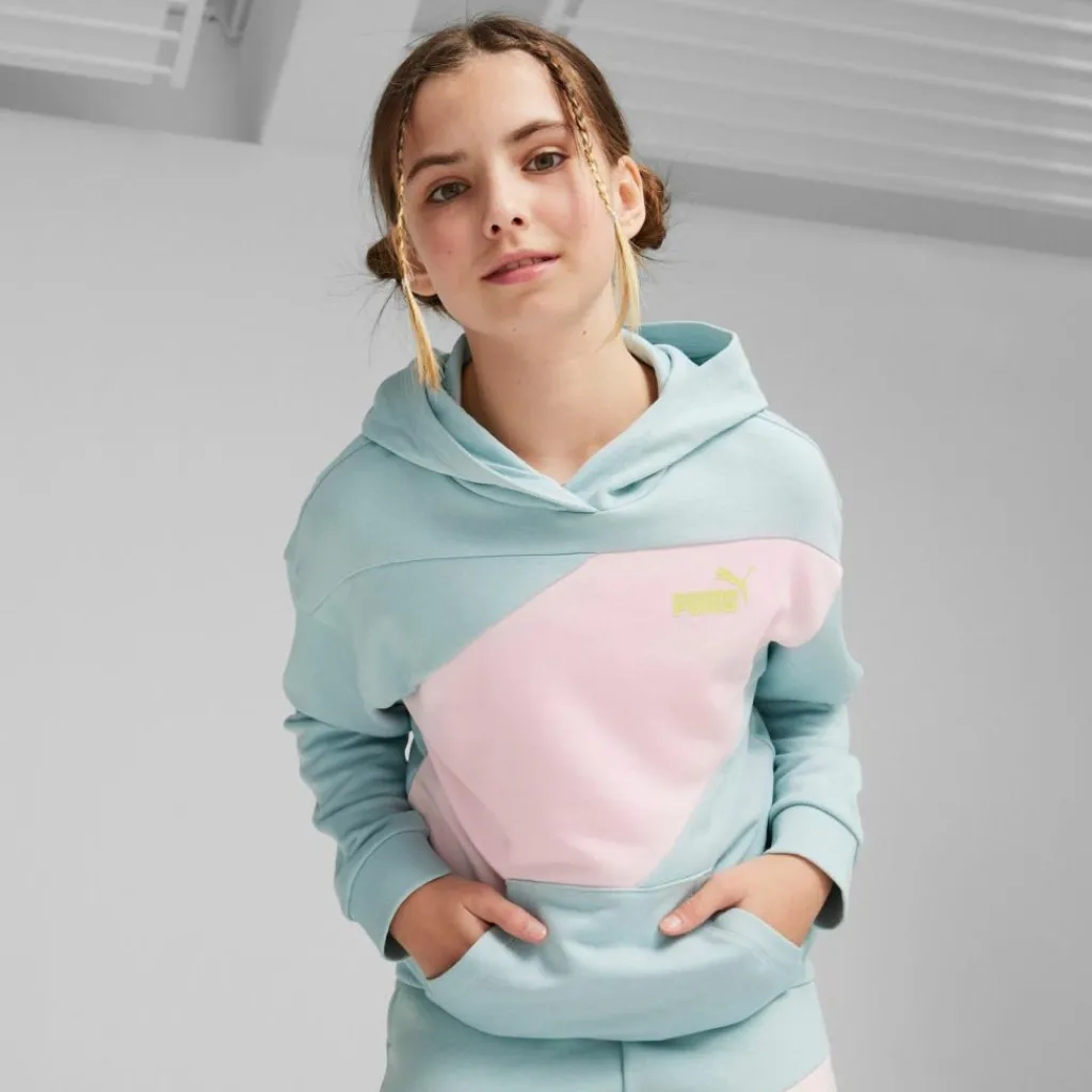 PUMA Pullover & Sweats<· POWER COLORBLOCK turquoise surf