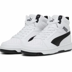 PUMA Sneaker<· Rebound V6 Mid Jr puma white-puma black