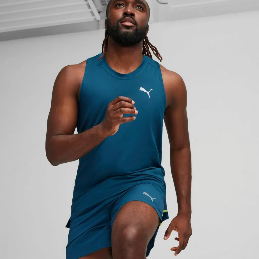 PUMA Tops & Tanks<· RUN CLOUDSPUN ocean tropic