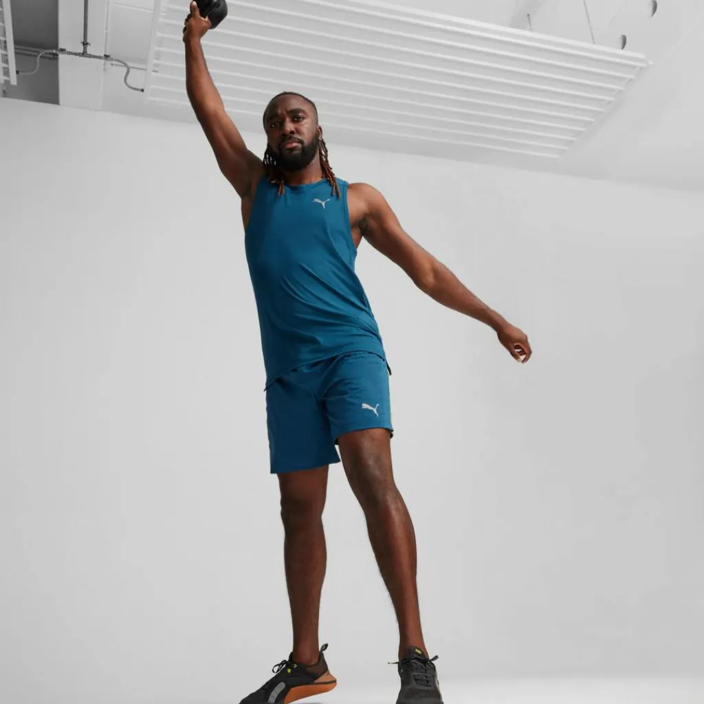 PUMA Tops & Tanks<· RUN CLOUDSPUN ocean tropic