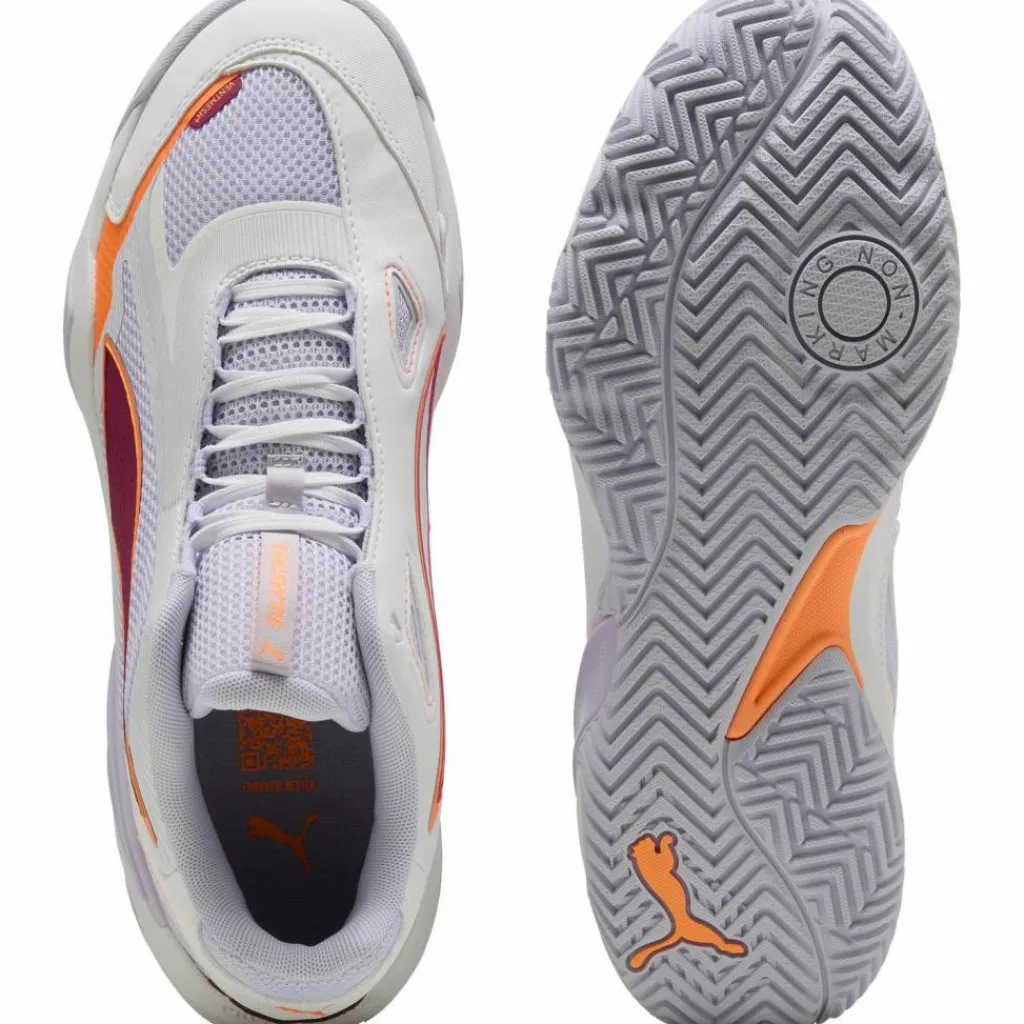 PUMA Hallenschuhe|Fitnessschuhe<· Solarstrike W- 4 puma white-heat fire-lilac crush-berry
