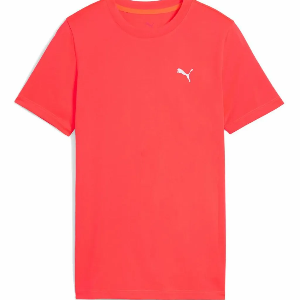 PUMA Training|Shirts<· TAD ESS glowing red-puma white