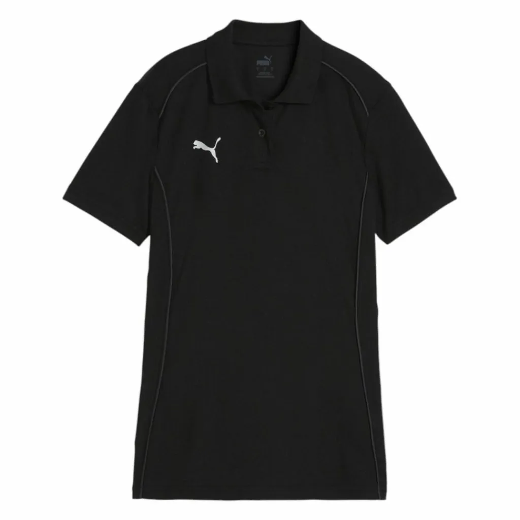 PUMA Fußball|Trikots<· teamFINAL Casuals Polo Damen schwarzsilber