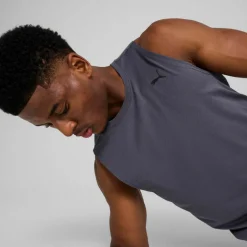 PUMA Tops & Tanks<· Train All Day galactic gray