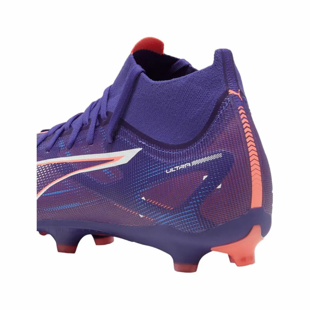 PUMA Fußballschuhe<· ULTRA 5 Match+ FG/AG Lights Out lilaweiss