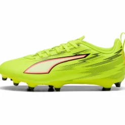 PUMA Fußballschuhe<· ULTRA 6 PLAY FG-AG Jr yellow alert-puma black-glowing red-lime squeeze