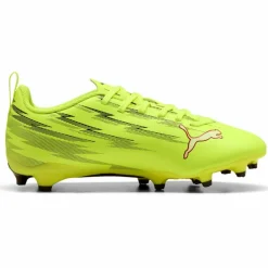 PUMA Fußballschuhe<· ULTRA 6 PLAY FG-AG Jr yellow alert-puma black-glowing red-lime squeeze