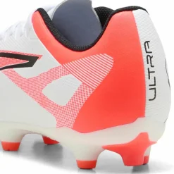 PUMA Fußball|Fußball<· ULTRA 5 PLAY FG-AG puma white-puma black-glowing red