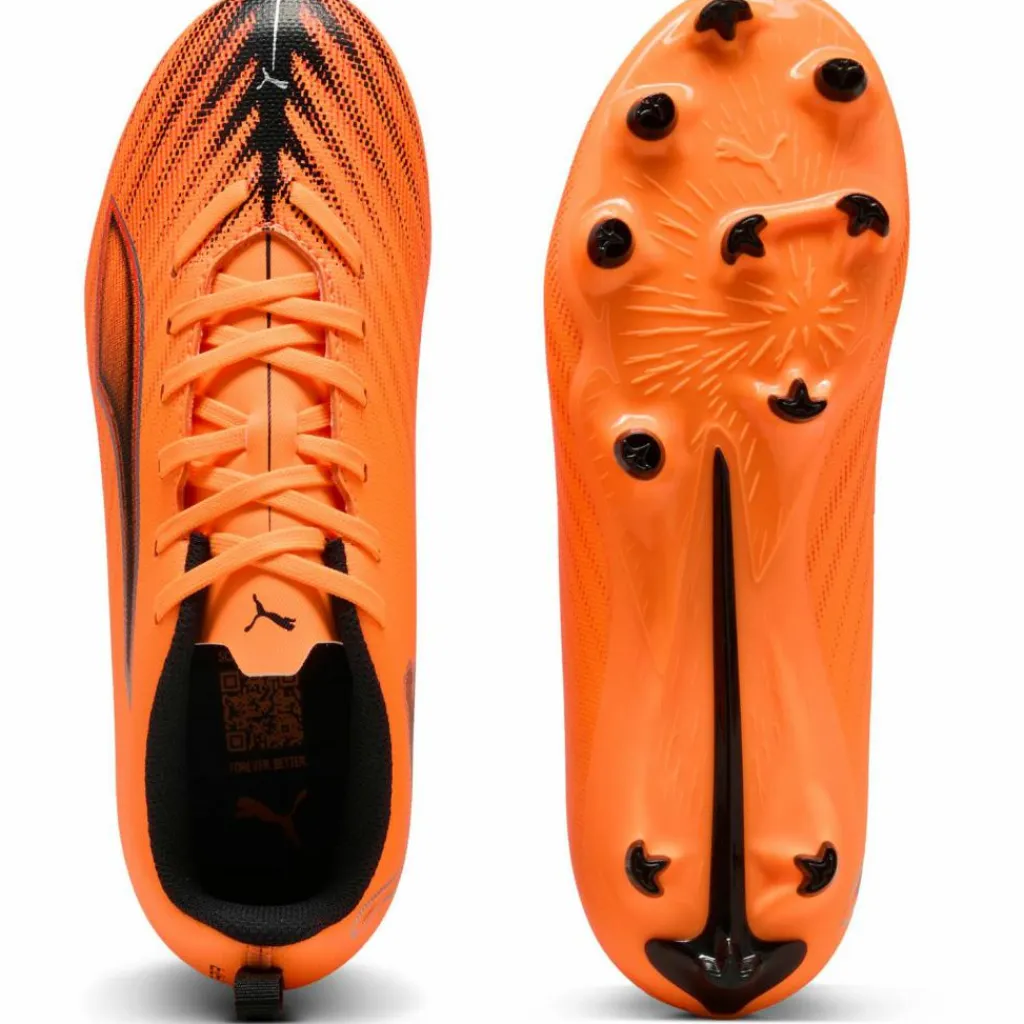 PUMA Fußballschuhe<· ULTRA 6 PLAY FG-AG Jr heat fire-puma black-glowing red