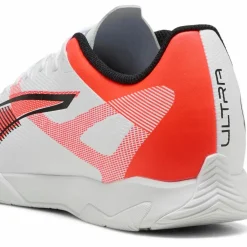 PUMA Fußballschuhe|Hallenschuhe<· ULTRA 5 PLAY IT puma white-puma black-glowing red