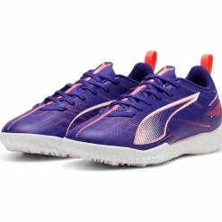 PUMA Fußballschuhe<· ULTRA 5 PLAY TT Jr lapis lazuli-puma white-sunset glow