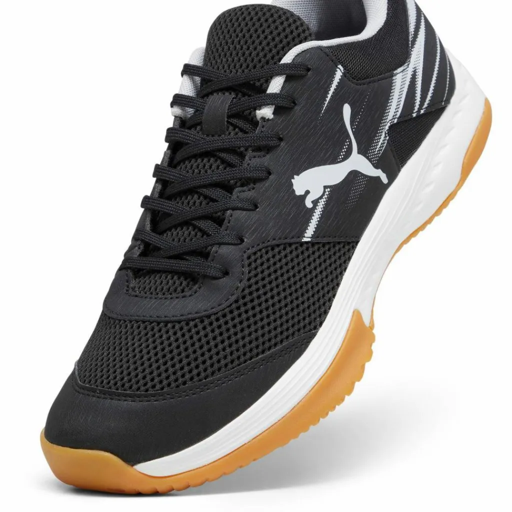 PUMA Volleyball|Badminton<· Varion II puma black-cool light gray-yellow blaze-gum