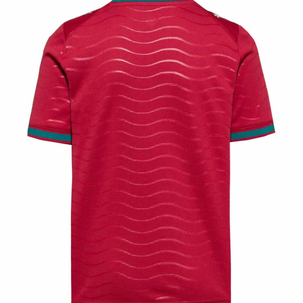 PUMA Trikots<· WM 2026 Portugal Heim club red-green lagoon