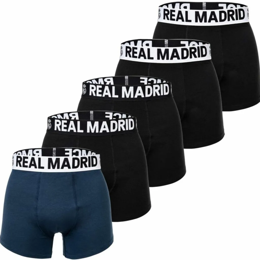Real Madrid Unterwäsche<· Boxershort Schwarz/Dunkelblau