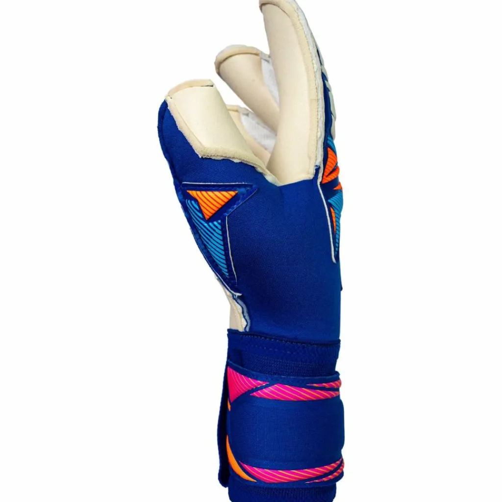 Reusch Handschuhe|Fußball<· Attrakt Duo Evolution 4126 sharp blu/wht/shock orng
