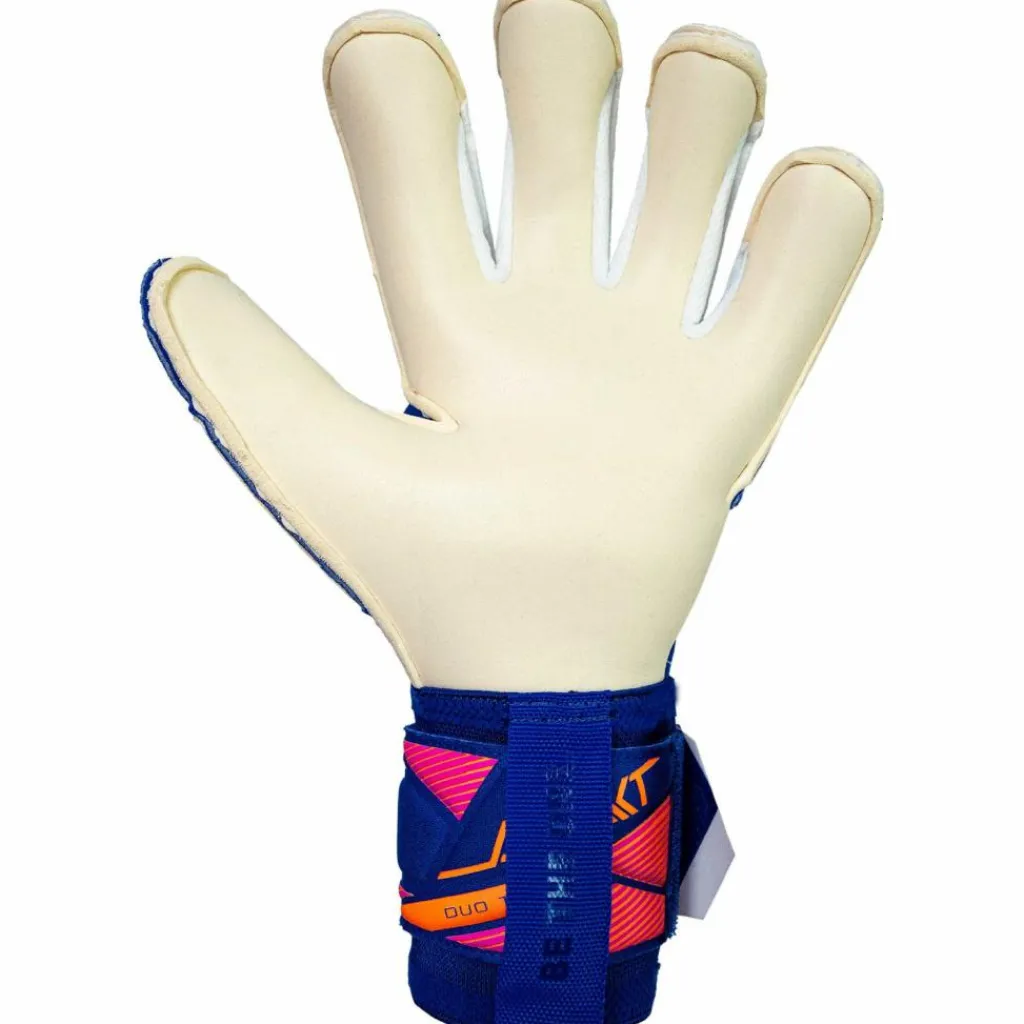 Reusch Handschuhe|Fußball<· Attrakt Duo Evolution 4126 sharp blu/wht/shock orng