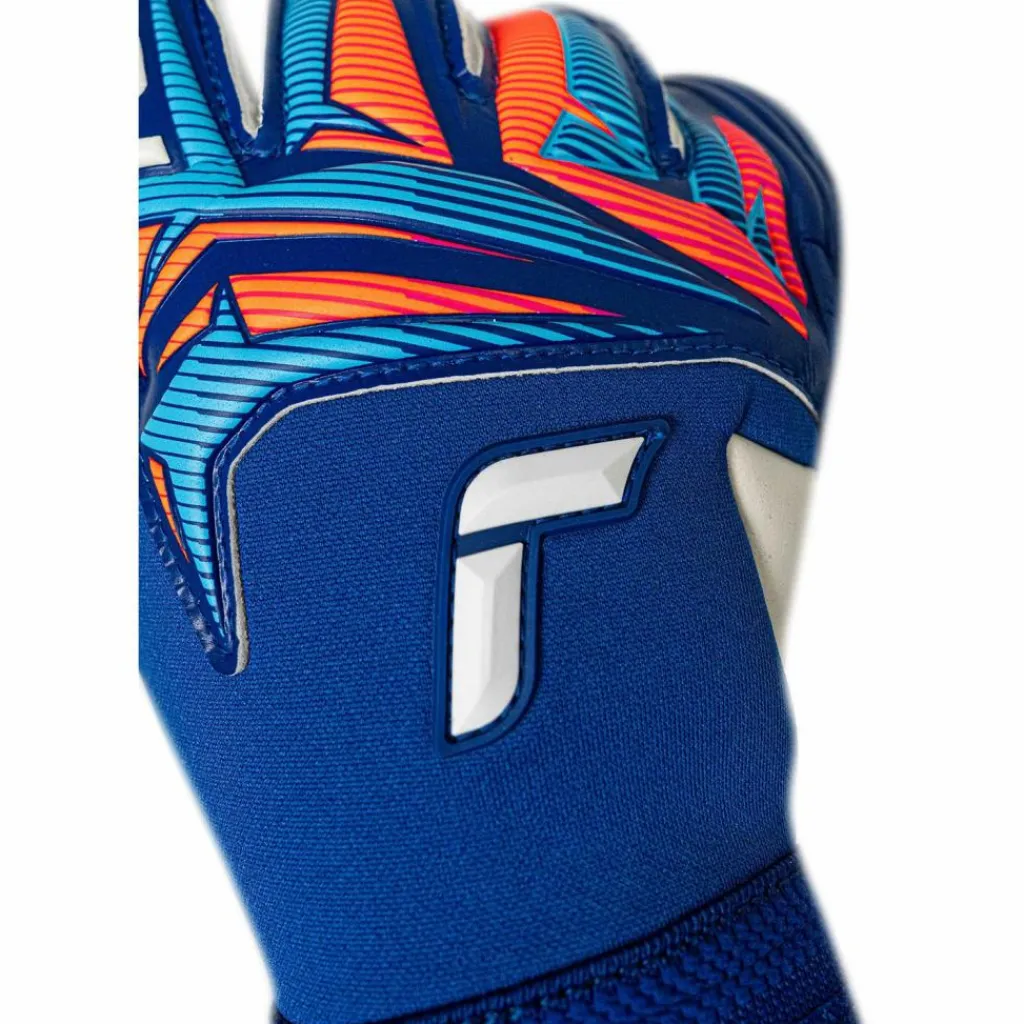Reusch Handschuhe|Fußball<· Attrakt Duo Evolution 4126 sharp blu/wht/shock orng