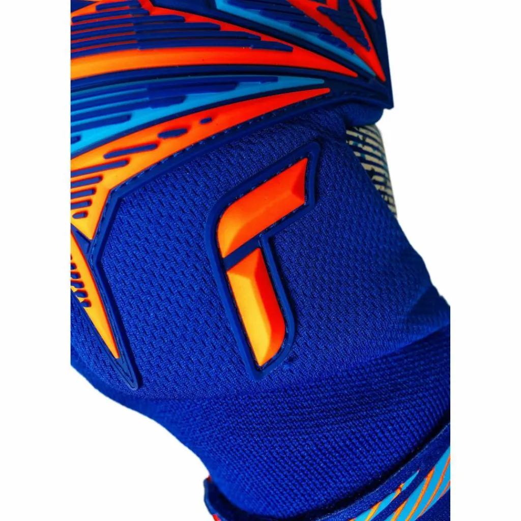 Reusch Handschuhe|Handschuhe<· Attrakt Freegel Fusion Goaliator 4129 sharp blu/shock orang
