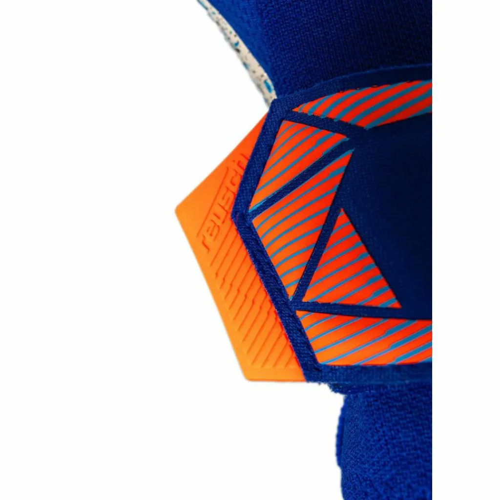 Reusch Handschuhe|Handschuhe<· Attrakt Freegel Fusion Goaliator 4129 sharp blu/shock orang