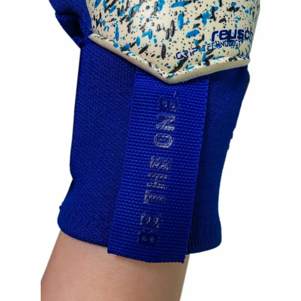 Reusch Handschuhe|Handschuhe<· Attrakt Freegel Fusion Goaliator 4129 sharp blu/shock orang