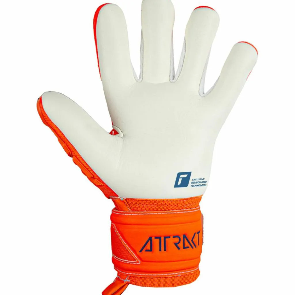 Reusch Handschuhe|Handschuhe<· Attrakt Freegel Silver Jr shocking orange