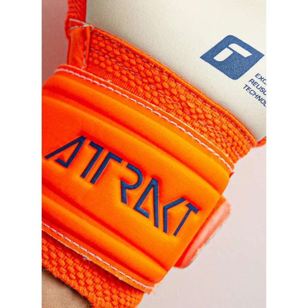Reusch Handschuhe|Handschuhe<· Attrakt Freegel Silver Jr shocking orange