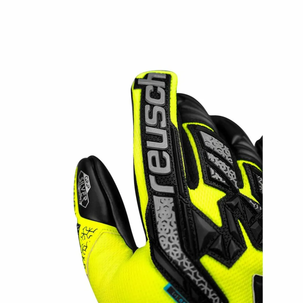 Reusch Handschuhe|Handschuhe<· Attrakt Freegel Silver 2025 safe yell/silver/black