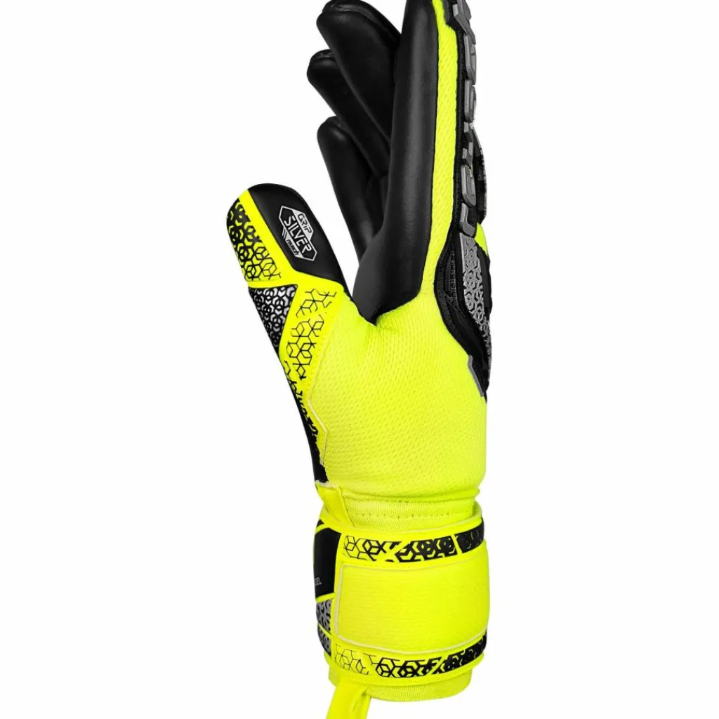 Reusch Handschuhe|Handschuhe<· Attrakt Freegel Silver 2025 safe yell/silver/black