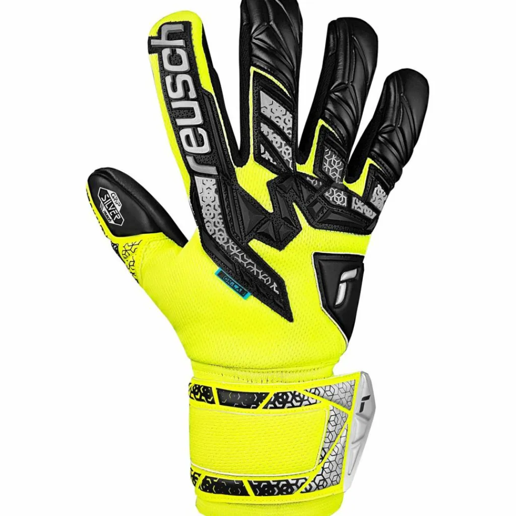 Reusch Handschuhe|Handschuhe<· Attrakt Freegel Silver 2025 safe yell/silver/black