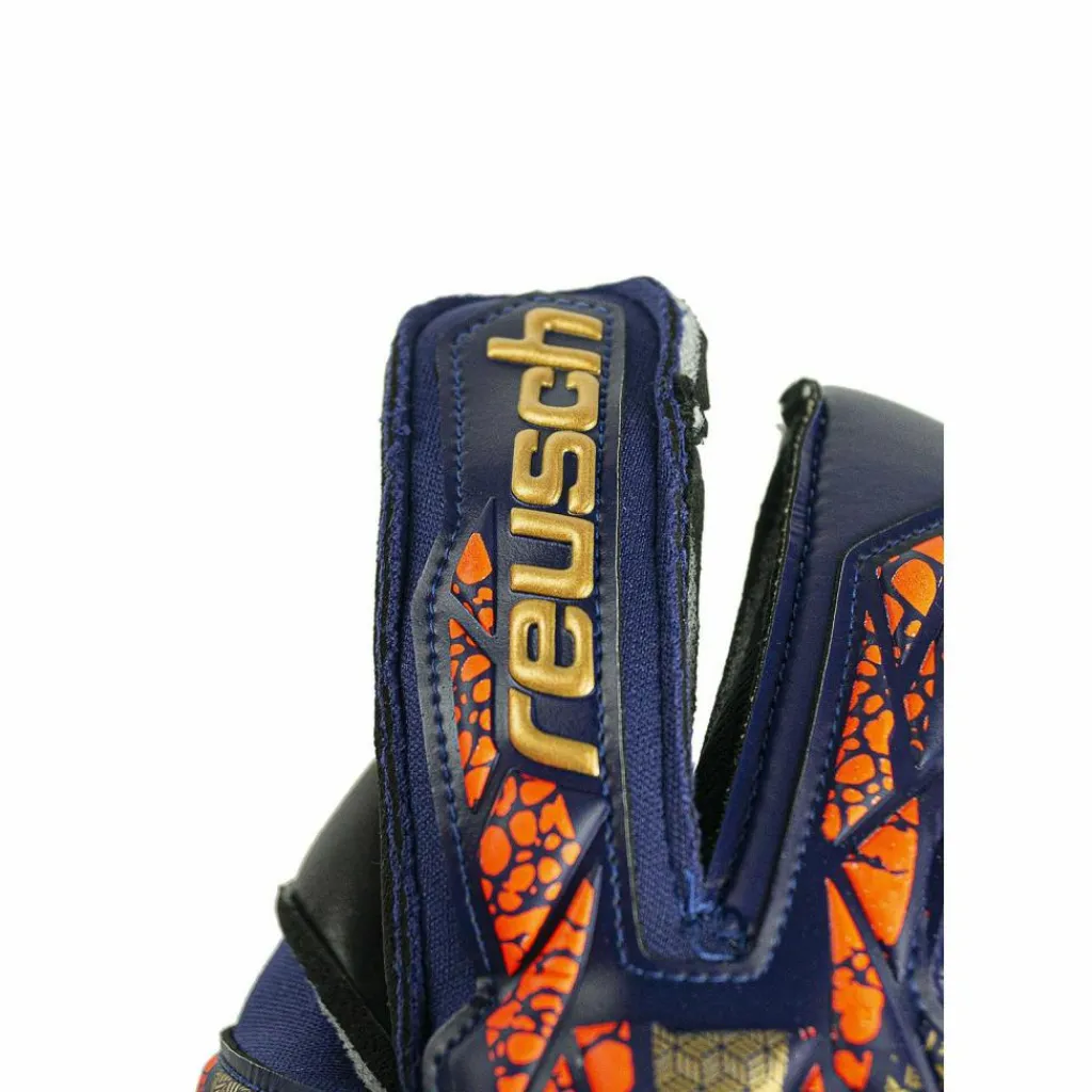 Reusch Handschuhe|Handschuhe<· Attrakt Gold X Evolution 4411 premium blue/gold/black