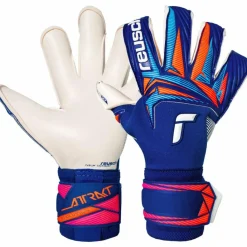 Reusch Fußball|Handschuhe<· Attrakt Gold X Evolution 4126 sharp blu/wht/shock orng