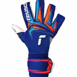Reusch Fußball|Handschuhe<· Attrakt Gold X Evolution 4126 sharp blu/wht/shock orng