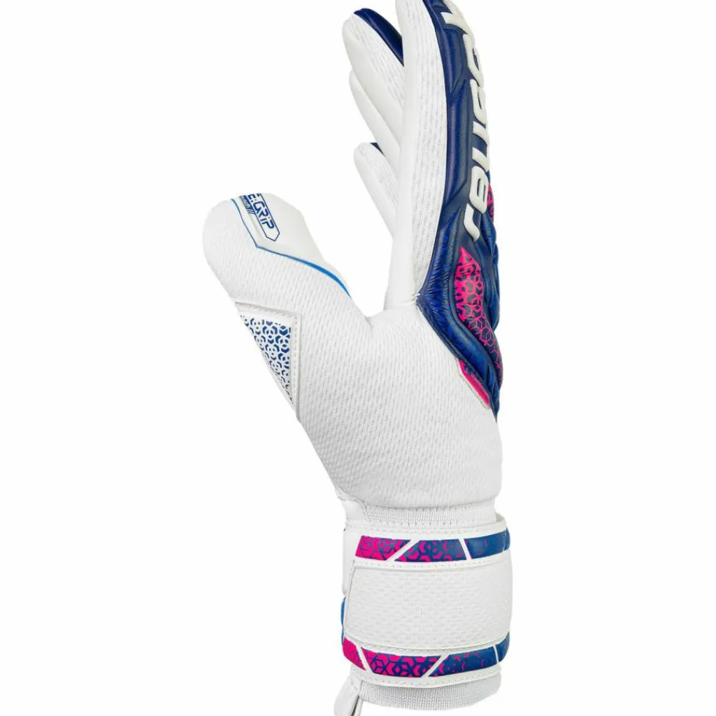 Reusch Handschuhe|Handschuhe<· Attrakt RE:GRIP NC blue-pink-white