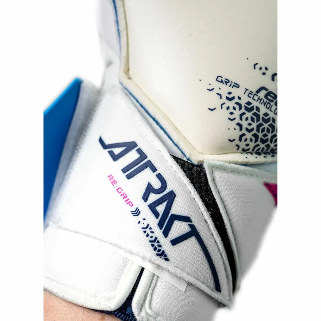 Reusch Handschuhe|Handschuhe<· Attrakt RE:GRIP Evolution 4310 blue / pink / white