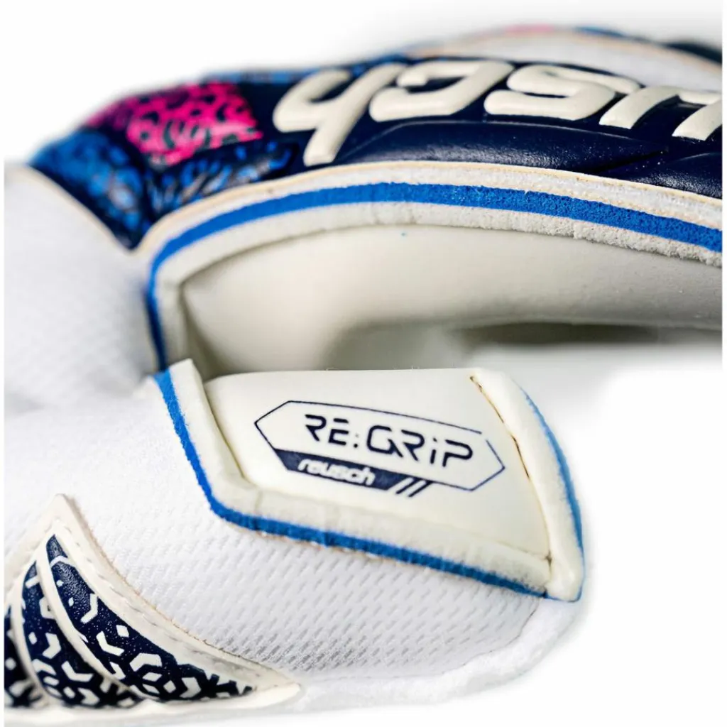 Reusch Handschuhe|Handschuhe<· Attrakt RE:GRIP Evolution 4310 blue / pink / white