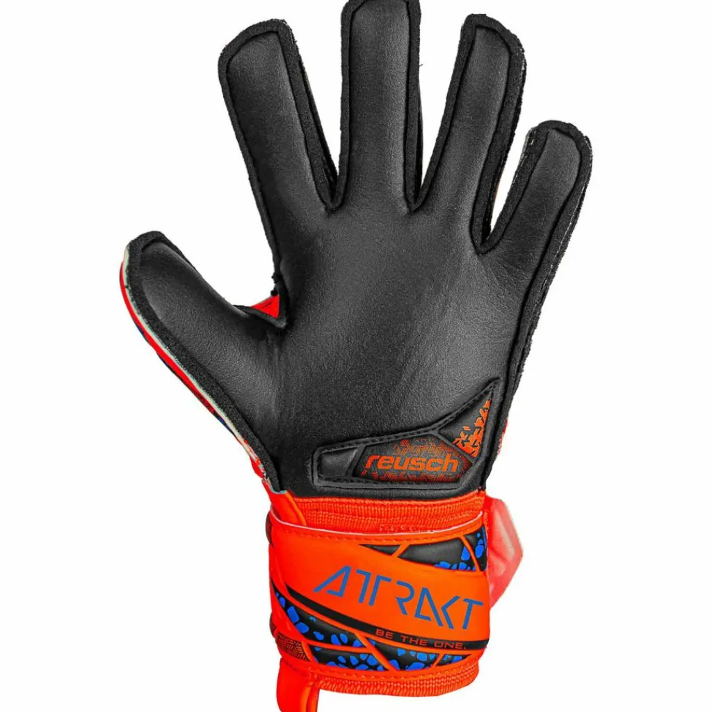 Reusch Handschuhe|Handschuhe<· Attrakt Silver Junior 2211 hyper orng/elec blue/blck