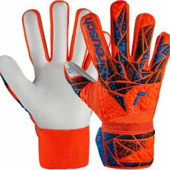 Reusch Handschuhe|Handschuhe<· Attrakt Starter Solid Junior 2210 hyper orng/elec blue