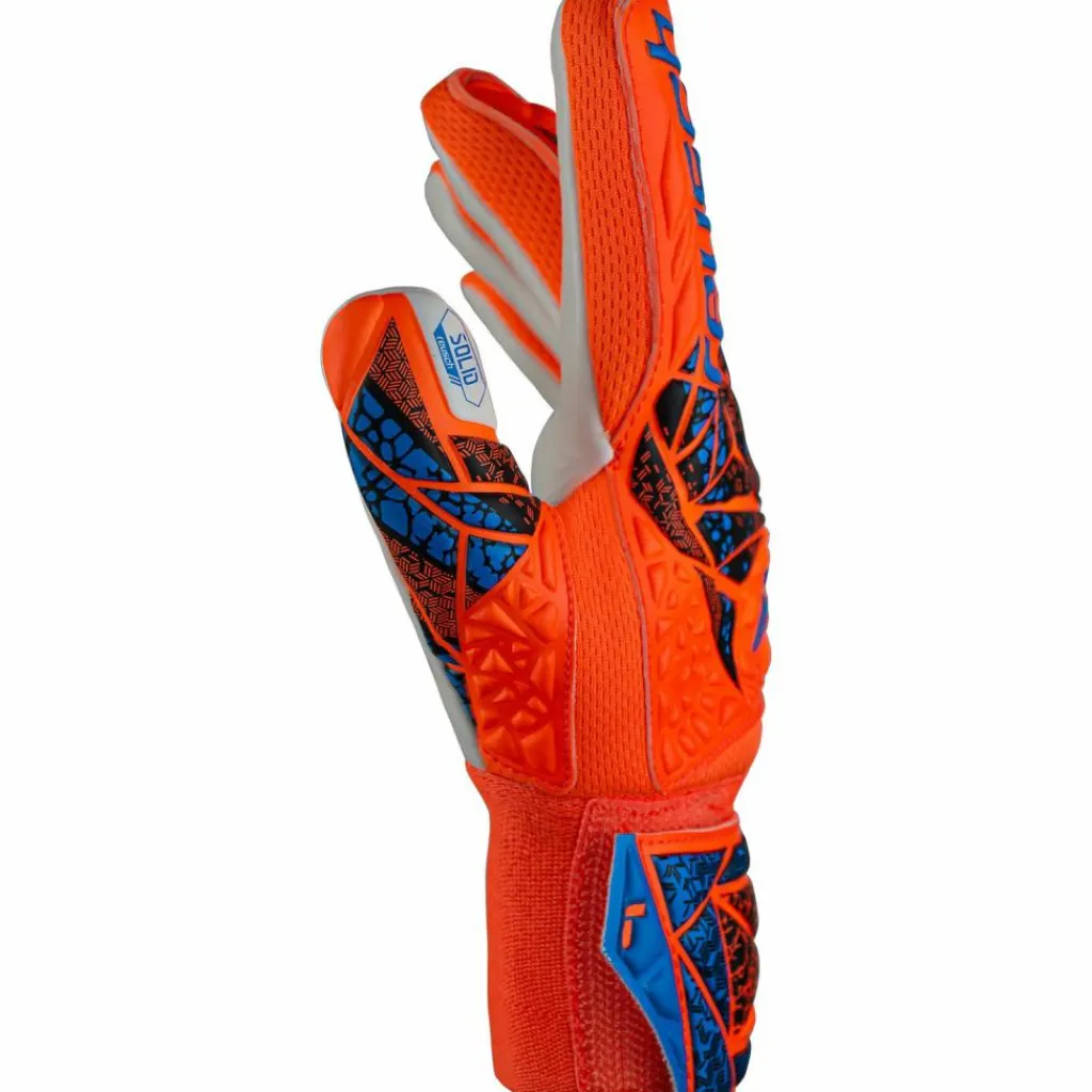 Reusch Handschuhe|Handschuhe<· Attrakt Starter Solid Junior 2210 hyper orng/elec blue