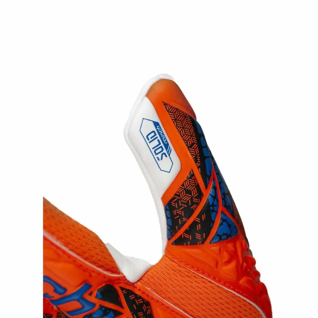 Reusch Handschuhe|Handschuhe<· Attrakt Starter Solid Junior 2210 hyper orng/elec blue