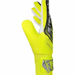 Reusch Handschuhe<· Attrakt Starter Solid Junior safety yellow-silver