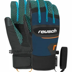 Reusch Snowboarding|Skihandschuhe<· Dragon R-TEX® XT 4425 dress blue/orange popsicl